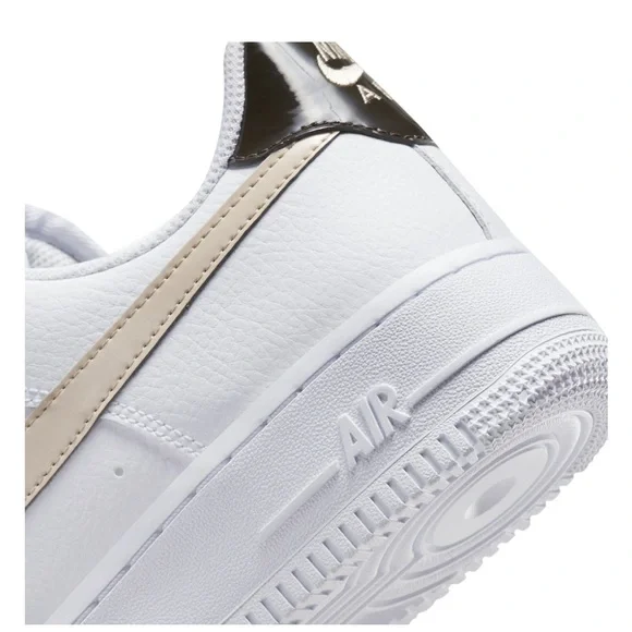 Nike White and Tan Sneakers - Picture 3 of 8